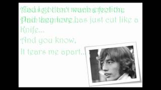 Video thumbnail of "Robin Gibb Gone With The Wind Lyrics Video [HQ]"