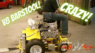 Building the HossFly V8 Barstool  Smallest Thing You Can Put a V8 in!  Stacey David's Gearz S2 E4