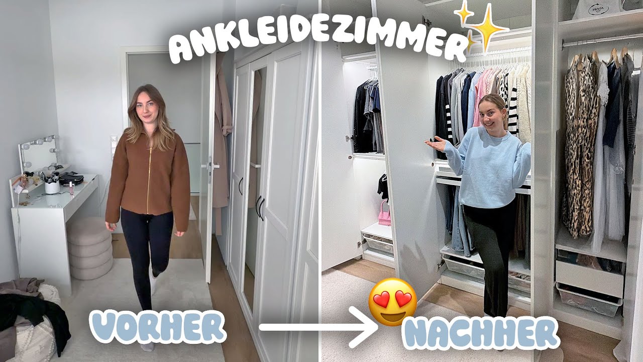 Unser TRAUM ANKLEIDEZIMMER😍 XXL Room Makeover✨
