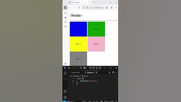 Position static.  #coding #frontendcourse #webdesign #codeflow #webdevelopment
