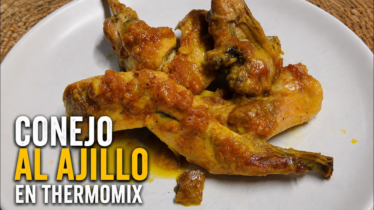 CONEJO AL AJILLO EN THERMOMIX | Fácil, sabroso y tradicional