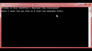 Download Time Calculator - Made in Visual C++ 2008 screenshot 5
