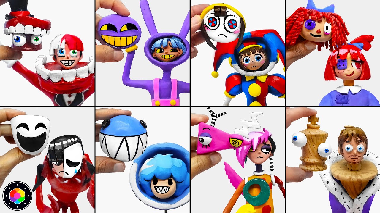 Making ALL DIGITAL CIRCUS ORIGINS! 🎪 (Jax, Pomni, Bubble, Ragatha