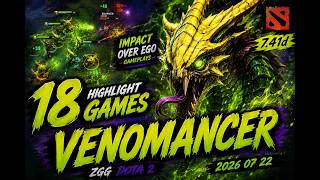 Venomancer Support Highlights — The Kill Feed Never Stopped | Dota 2 7.41d