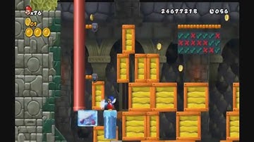 NSMBW Custom Level Wooden Box Terror [v2] New Super Mario Bros Wii