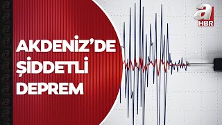 Akdeniz Açıklarında 5,3 Büyüklüğünde Deprem A Haber