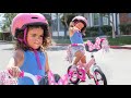 ABELLA LEARNS HOW TO RIDE A BIKE!!! (WE CAN'T BELIEVE IT)