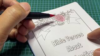 How To Print | Free Printable Bible Verse Coloring Book