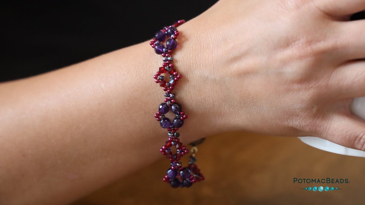 Sea Box Bracelet - DIY Jewelry Making Tutorial by PotomacBeads