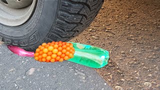 Crushing Crunchy & Soft Things by Car! - Slime, Squishy Ball, Water Snake screenshot 5