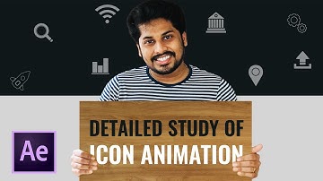 How to animate ICONS in AFTER EFFECTS | Detail Study | Tutorial