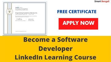 Become a software developer -Free LinkedIn Learning course