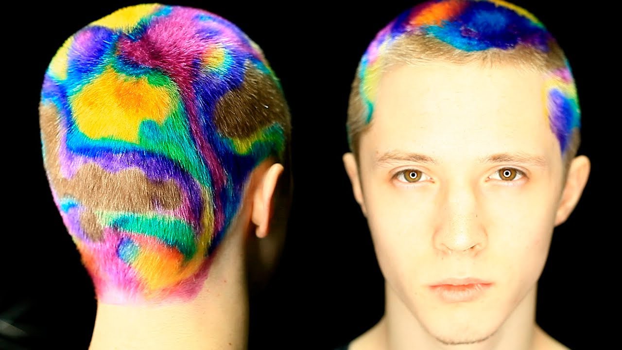 1. "How to Achieve a Bold Buzz Cut with Blue Hair Dye" - wide 8