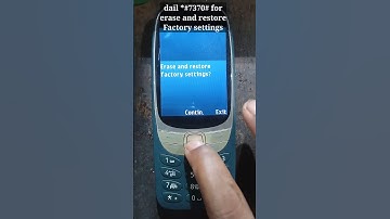 Nokia 6310 TA-1400 Hard Reset||Nokia 6310 Erase and restore Factory settings