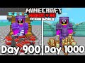 I Survived 1000 Days Of Hardcore Minecraft, In an Ocean Only World...