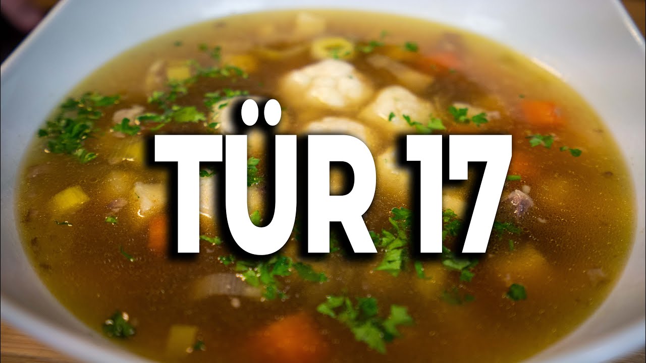 Markklößchensuppe selbstgemacht | #24xmas Adventskalender Tür 17 - YouTube Markklößchensuppe selbstgemacht | #24xmas Adventskalender Tür 17 - YouTube