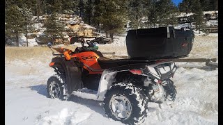 ATV December Snow ride