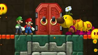 New Super Mario Bros. Wii 100% - 2 Player Co-Op Walkthrough World 9 (HD)