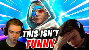 TILTING TANK STREAMERS WITH MY SUPPORT OUTPLAYS W/ REACTIONS - OVERWATCH 2