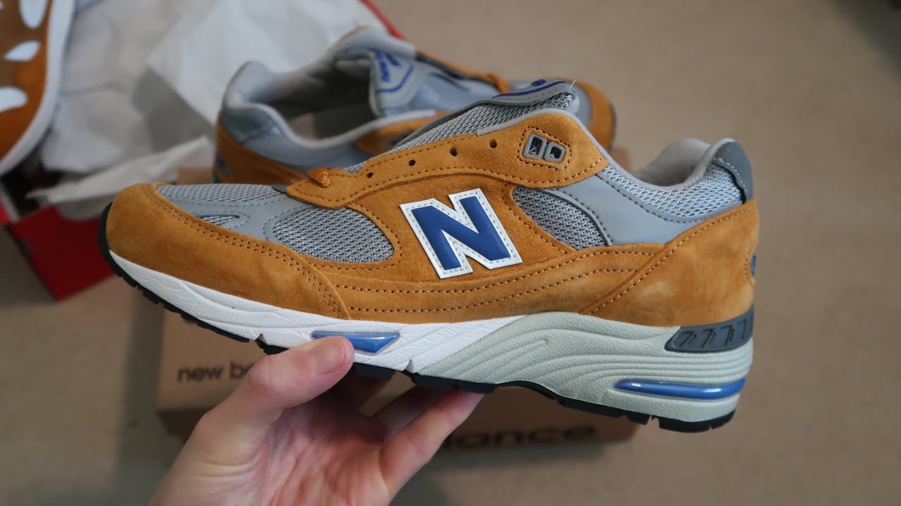NEW BALANCE 991YBG MADE IN THE UK SNEAKER UNBOXING