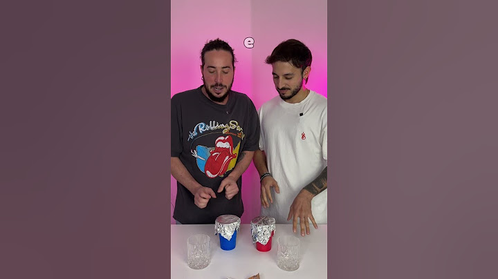 Scommetti che l’acqua calda fa un rumore diverso dall’acqua fredda? 😂