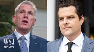 Matt Gaetz Plans Vote to Oust McCarthy After Speaker Avoids Shutdown | WSJ News