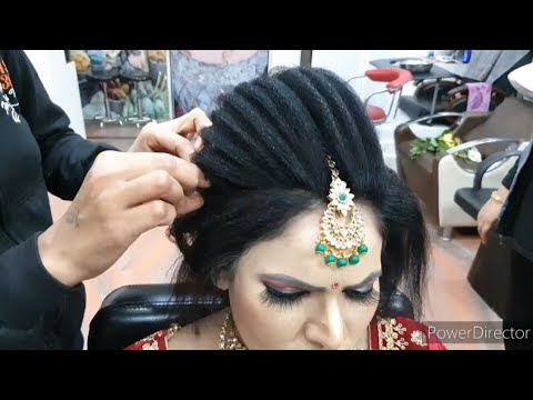 Color Can Be Customized Flower Hair Bun for Bride / Indian Hair Juda /  Bollywood Bridal Hair Accessory / Gajra Style Hair Juda / Flower Juda - Etsy