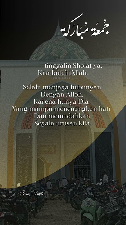 Ayo Sholat Jum'at #sholatjamaah