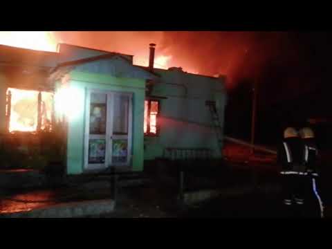 Дніпропетровська область: вогнеборці ліквідували пожежу в магазині