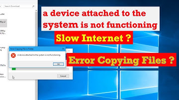 Fixing "a device attached to the system is not functioning" for Android, iPhone, Camera and others