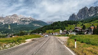 🇮🇹 LAGO DI MISURINA to CORTINA D´AMPEZZO scenic drive | Dolomites Italy 4k 60fps
