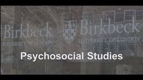 Department of Psychosocial Studies