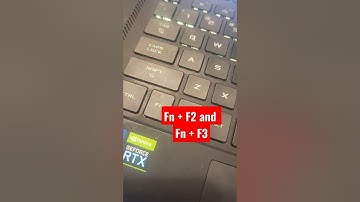 How to turn on/off Backlit Keyboard on Asus Laptop #shorts #howto