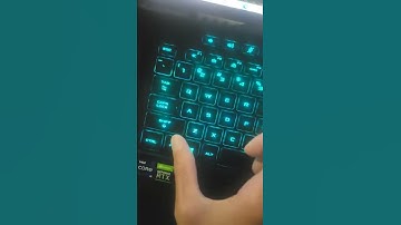 How to turn on/off Backlit Keyboard on Asus Laptop #shorts #howto