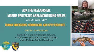 MPA Monitoring Series: Ask the Researcher - Commercial and CPFV Fisheries