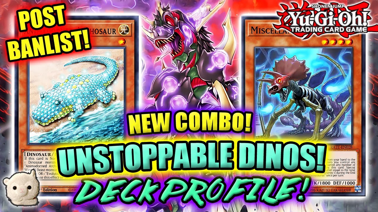 Yu Gi Oh Unstoppable Dinosaur Deck Profile W New Combo Post Sept