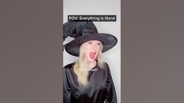 POV You in a world where everything is literal (Halloween edition🎃) #shortsfeed #funnyshorts