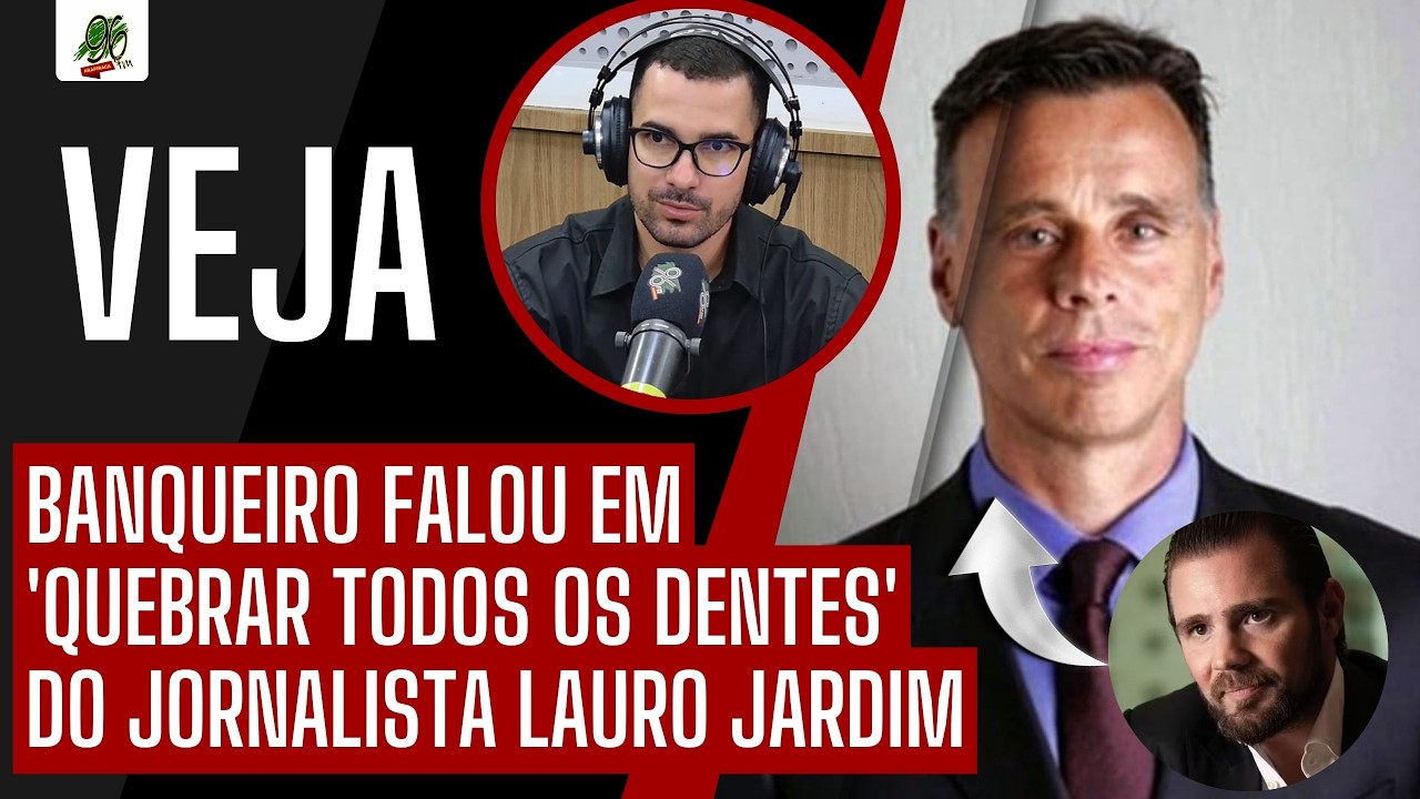 CASO GRAVE: BANQUEIRO FALOU EM AGREDIR LAURO JARDIM E DISSE QUE ERA HORA DE “ACABAR COM JORNALISTAS”