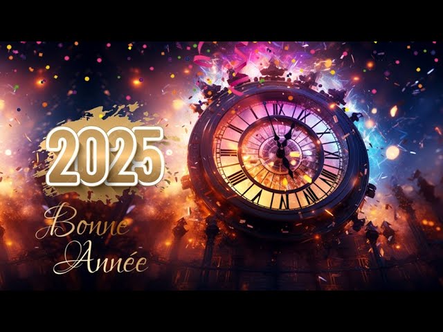 Compte à rebours, carte bonne année animée 