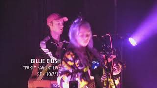 Billie Eilish - “Party Favor” - Live - SF - 10/7/17