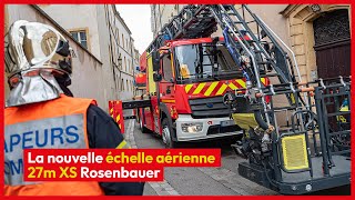 🚒 La nouvelle échelle aérienne 27 mètres XS Rosenbauer !