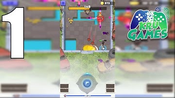 Zombie Attack: Survival Gameplay Walkthrough #1 (Android, IOS)