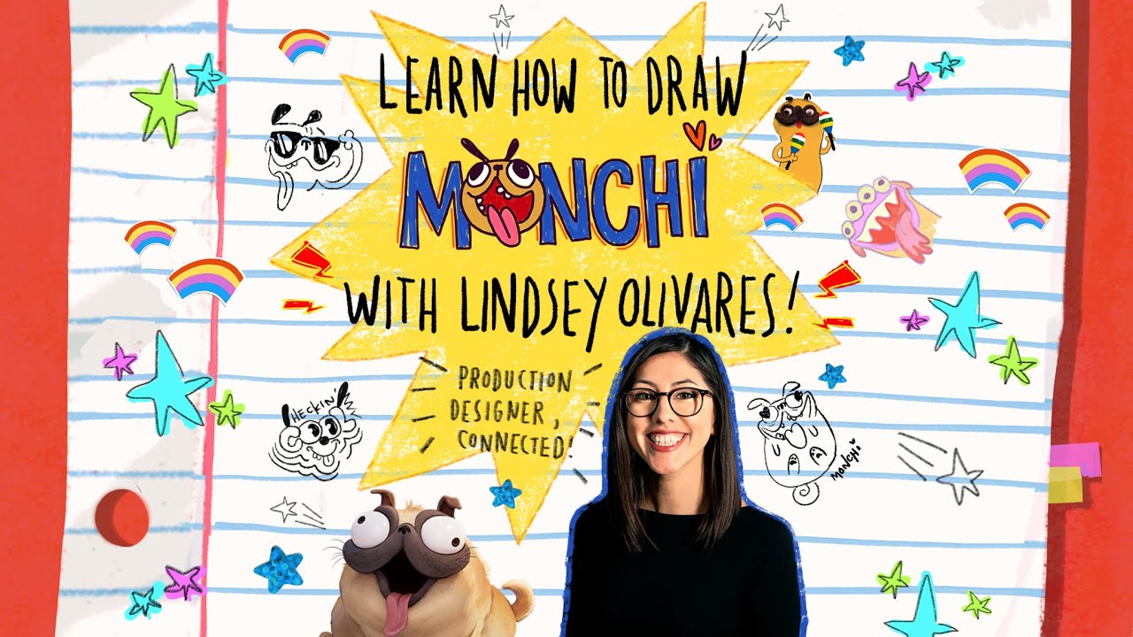 Art for Kids Hub - We're super excited, today's lesson is sponsored by  Netflix! Follow along with us and learn how to draw Monchi from the new  animated movie, The Mitchells Vs