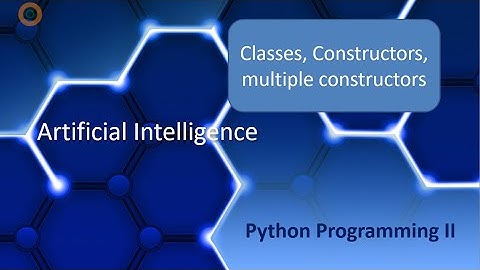 Classes and constructors   OOP in Python