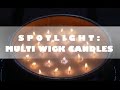 Multi wick candles