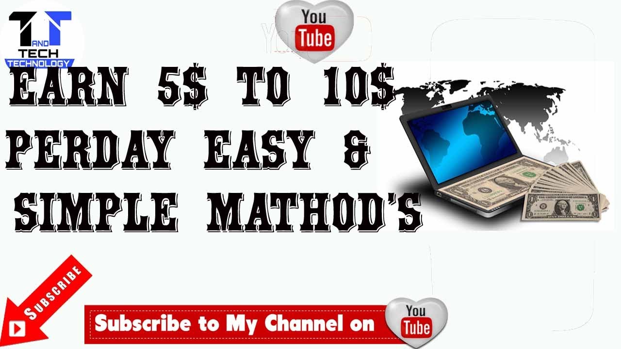 Over 20 Ways to Make $10 a Day Online