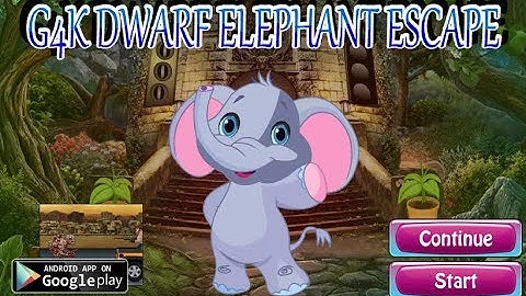 G4K Dwarf Elephant Escape Walkthrough [Games4King]