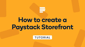 How to create a Paystack Storefront