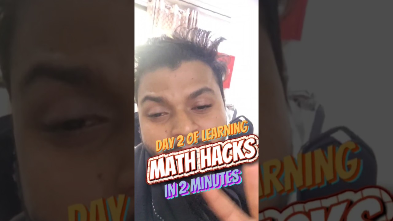 Math Shortcuts! Day -2 