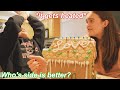 BEST FRIEND GINGERBREAD HOUSE CONTEST | Vlogmas Day 5